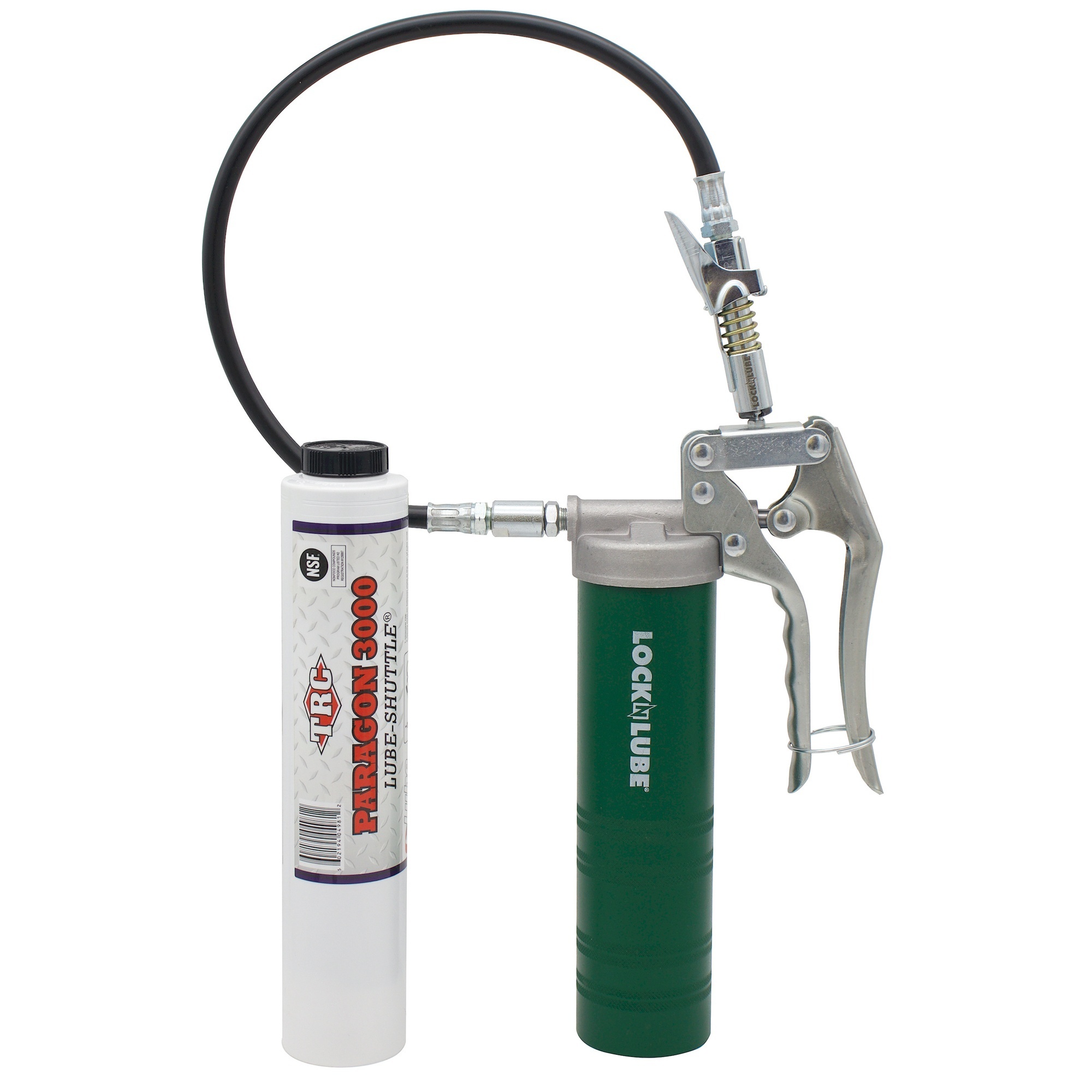 LockNLube Spin-On Pistol Grip Grease Gun - Model LNL154